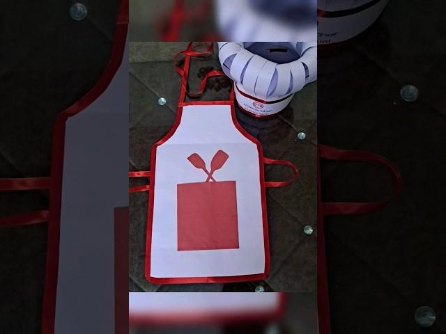 Paper apron for kids.. #papercraft #feed #shoartvideo #shortsfeed #kaavaalaa #viral #masterchef #yt