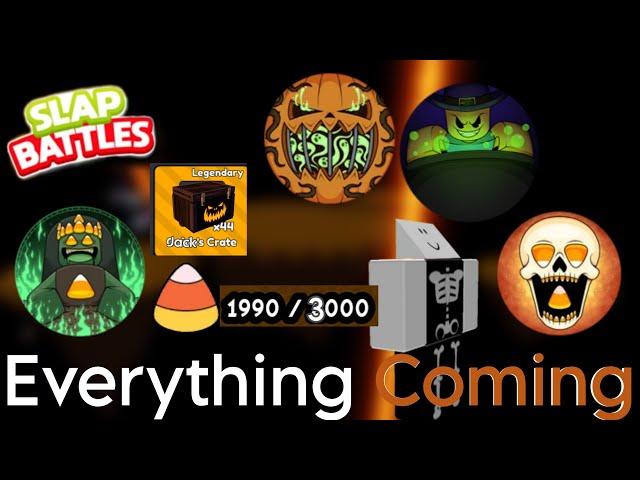 EVERYTHING Coming In The Halloween Update  | Slap Battles Roblox