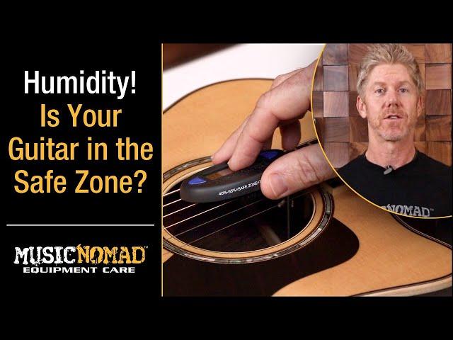 How to Keep Your Guitar Safe By Monitoring the Humidity Stays Between 40-55% w/ a HONE Hygrometer