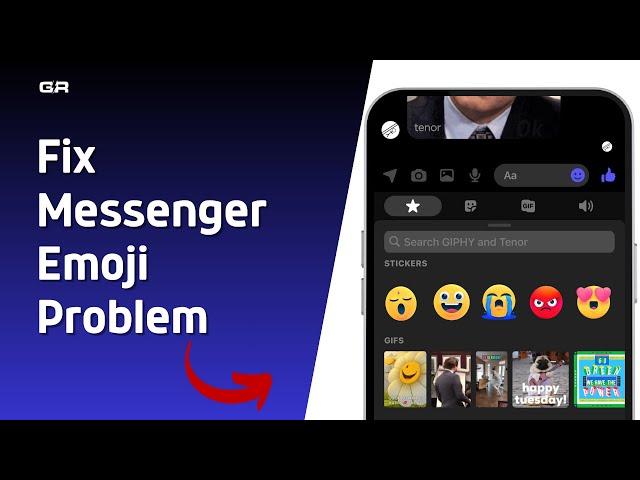 How to Fix Messenger Emoji Problem | Messenger Emoji Not Showing Error 2024