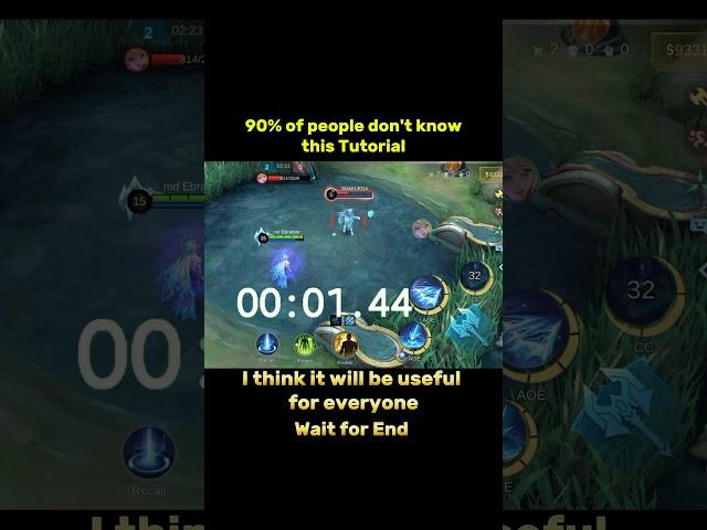 90% of people don't know this Tutorial Mobile legends #ml2b #mlbb #tutorial #shorts