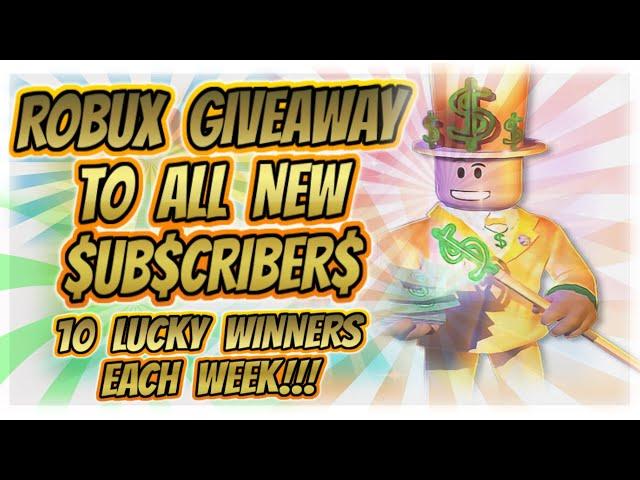 WEEKLY ROBUX GIVEAWAYS! | SIERRAFIVEGAMING