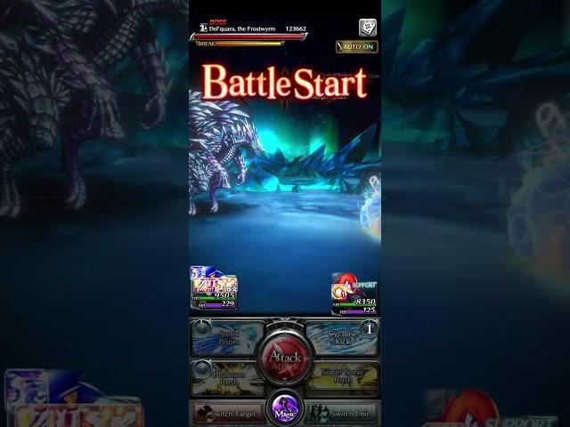Last Cloudia - Sonic and Knuckles vs Del'quara the Frostwyrm
