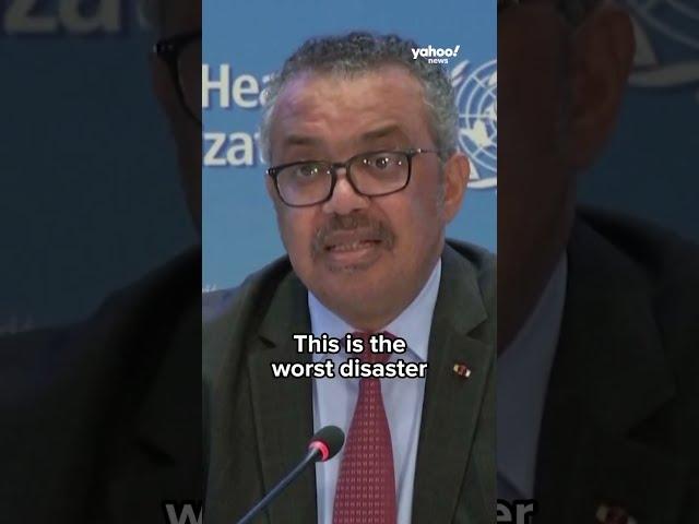 WHO chief says world is ignoring Tigray crisis because of race #shorts