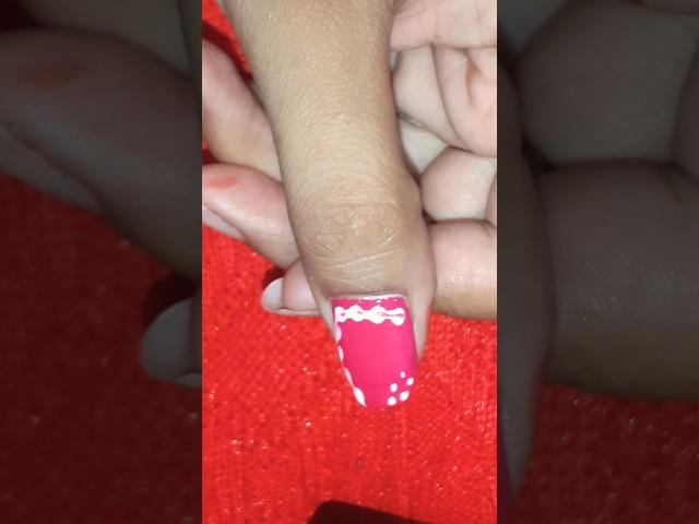 Nail art using safety pin.....#nailart #simplenailartdesignsathome