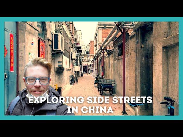 Exploring The Unseen Side Streets in Tianjin China | Chinese Antique Market | Eating Noodles