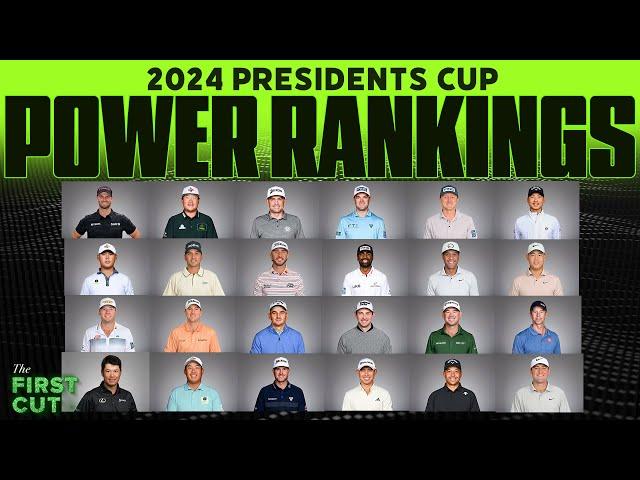 Ranking the 2024 Presidents Cup Players 1-24! - Tier List | The First Cut Podcast