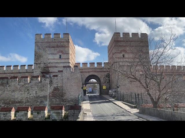 The Walls of Constantinople Built by the Roman Empire! GREAT WALK! - Turkey Istanbul - ECTV