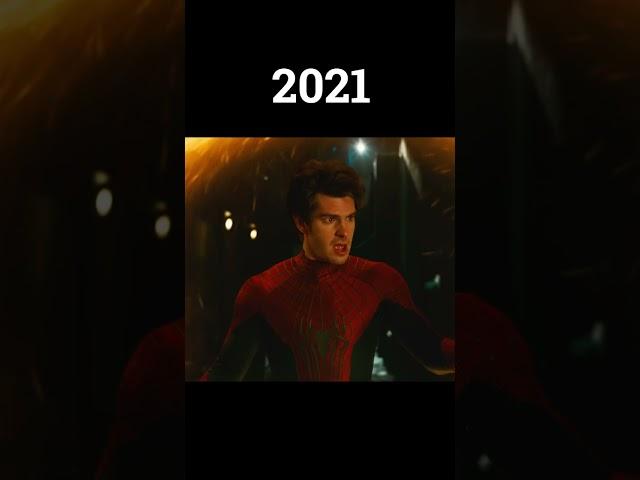 Evolution Of Tobey Maguire, Andrew Garfield, And Tom Holland Spiderman #shorts #evolution