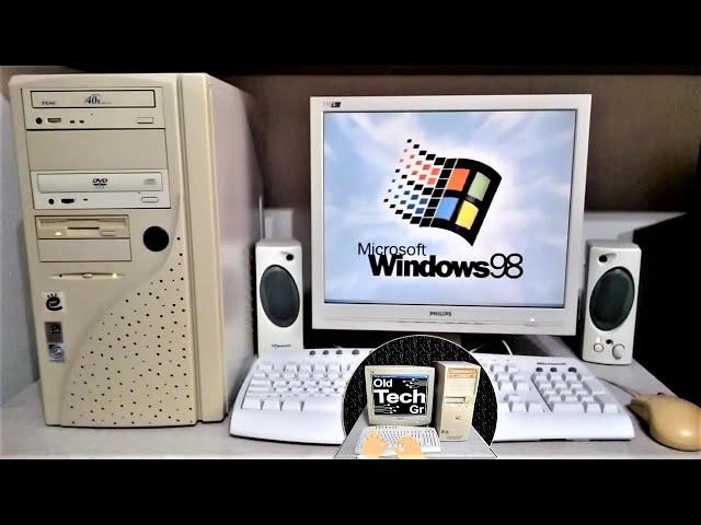 e-PC Intel Pentium 3 533 Mhz Socket Slot 1 370 start Windows 98 se in Year 2023 - Short Video