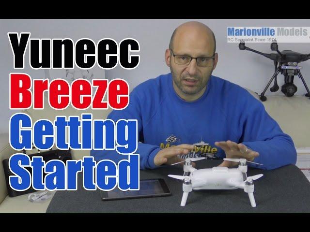 Yuneec Breeze4k  Selifie Drone. Getting Started Tutorial.