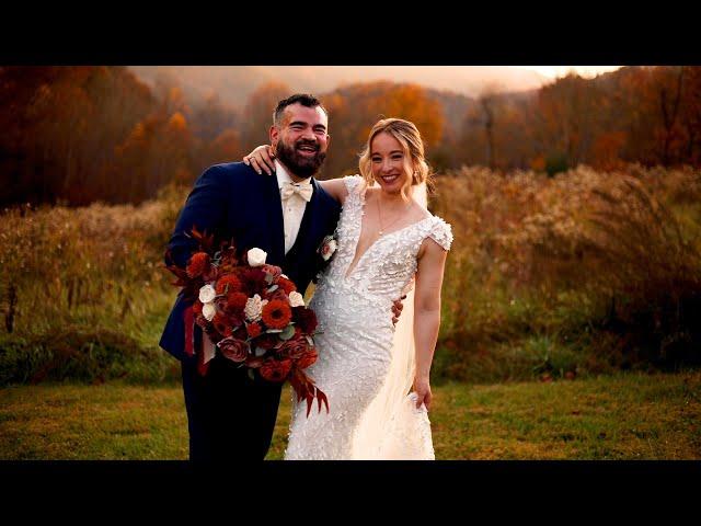 Britta + Michael // Fall Wedding at Sugar Hollow Retreat