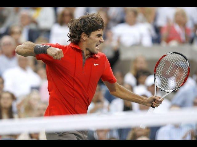 Roger Federer vs  Igor Andreev  - US Open 2008 highlights