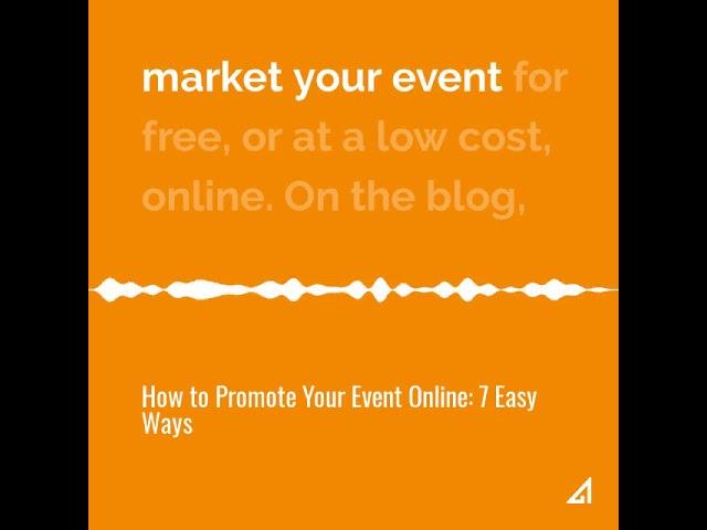 Krista Benoit on … Promoting Your Event Online