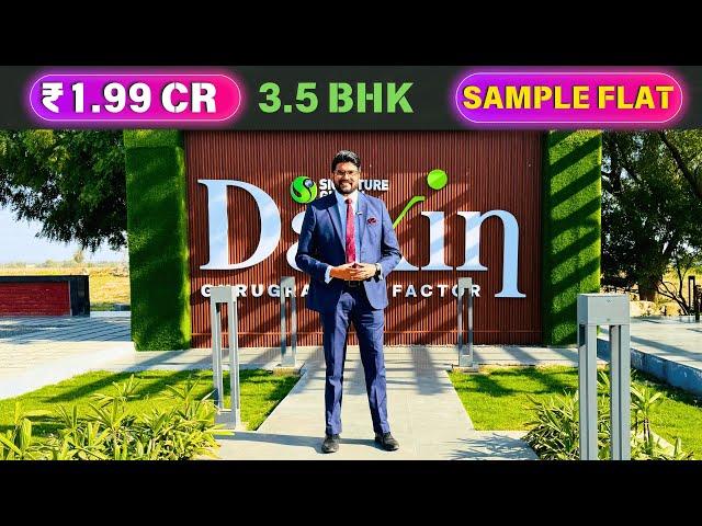 ₹1.99 cr  SAMPLE FLAT  3.5 BHK Luxury Builder Floor  Signature Global Daxin Vistas Gurugram