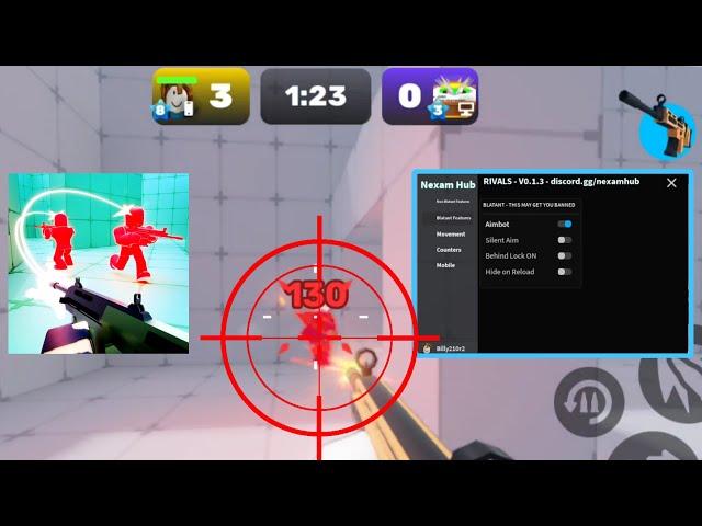 New and Reworked Nexam Rivals Script | Op Aimbot and Aim assist  | Roblox Executors