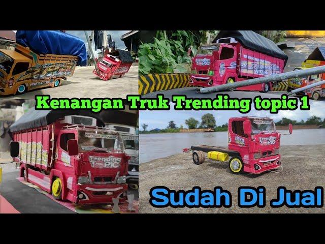 Sedih... Kenangan Truk Trending topic Sebelum Di jual || cerita versi miniatur truk