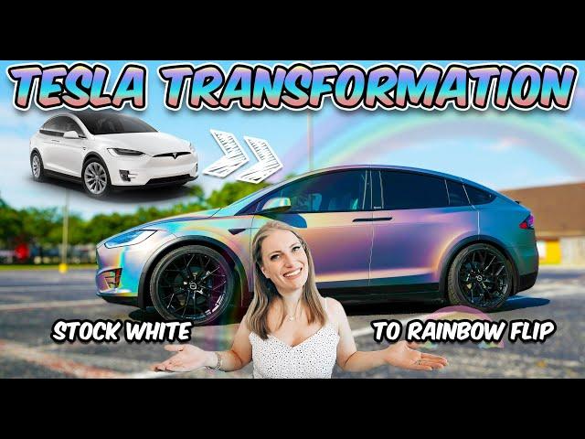 Tesla Model X Transformation ≫ HOLOGRAPHIC WRAP