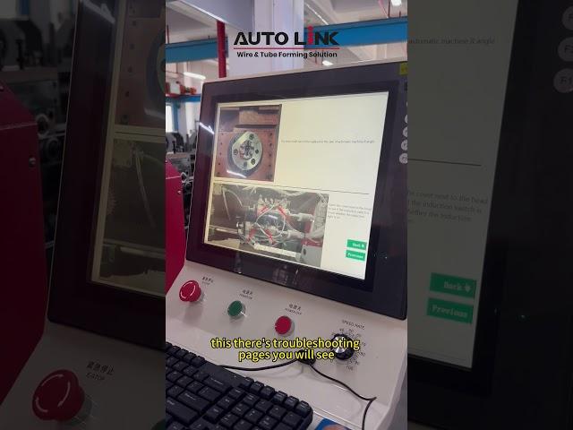 Smart Wire Bending Machine with Real-Time Maintenance & Troubleshooting System