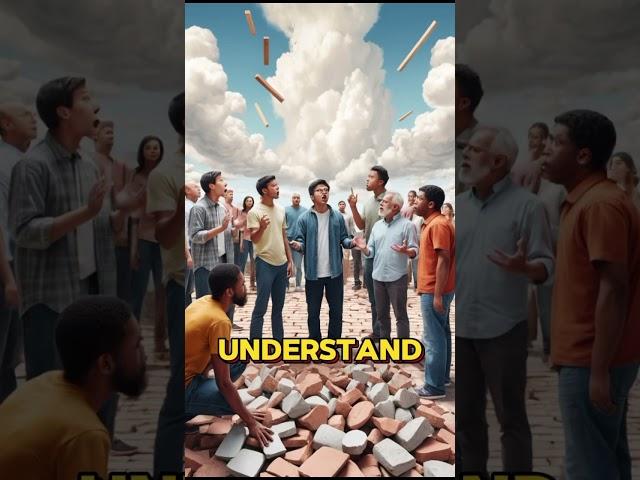 The Day God Created Different Languages!". #god #jesus #shorts #youtubeshorts