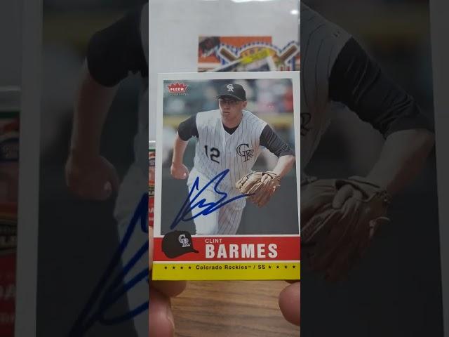 Mystery TTM #22 Clint Barmes #baseball #baseballcards #mlbb #beisbol #autographs #autographcards