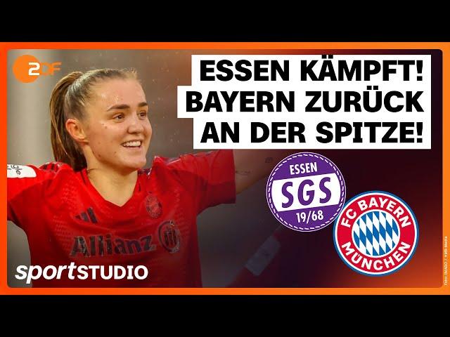 SGS Essen – FC Bayern München | Frauen-Bundesliga, 11. Spieltag Saison 2024/25 | sportstudio