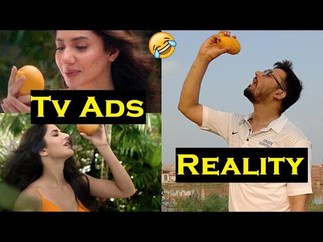 TV ADS VS REALITY - Katrina Kaif - Mahira Khan - Fahad Mustafa - Maya Ali