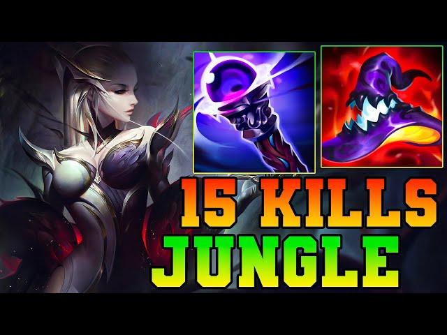 15 Kills Evelynn Jungle Guide Build Combo Gameplay LOL S14 !Top Rank 1 Evelynn Runes 14.20 Season 14