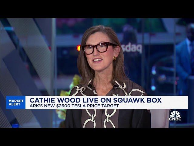 ARK Invest CEO Cathie Wood on $2600 Tesla price target: An autonomous taxi platform has to happen