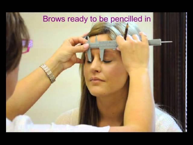 HD Eye Brows, Hair by Hair - Permanent makeup tutorial - Natural look - before and after