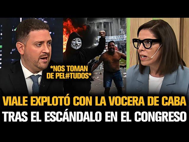 VIALE EXPLOTÓ CONTRA LA VOCERA DE CABA TRAS EL ESCÁNDALO EN EL CONGRESO