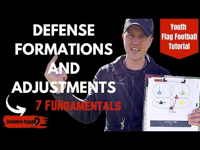 Youth Flag Football | Defense Formations and Adjustments | Game Planning | Perfect for New Coaches