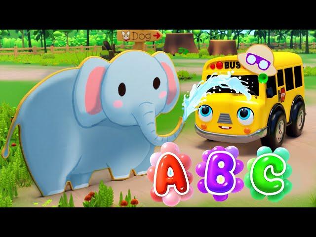 Exciting Zoo Trip and Useful Lesson ABC Song | Phonics Song | Nursery Rhymes & Kids Songs - Baby Car