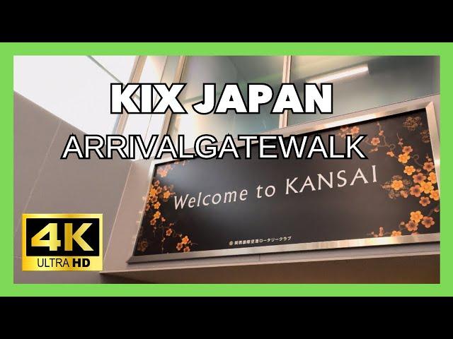  Arrival at Kansai Airport, JAPAN 2024 （4K)