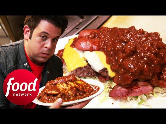 Adam Wrestles To Finish 6.5 Lbs Jonny B Good Challenge | Man v Food