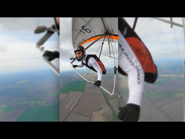 Под облаками полёт на дельтаплане #hanggliding