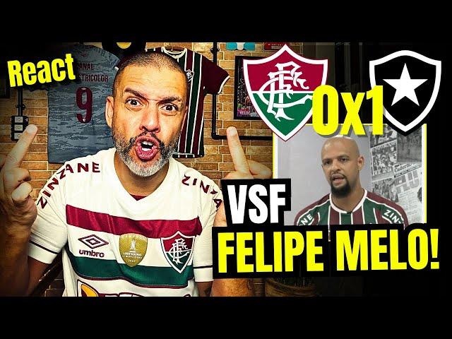 Pós jogo Fluminense 0x1 Botafogo | Felipe Melo SAI DO MEU TIME