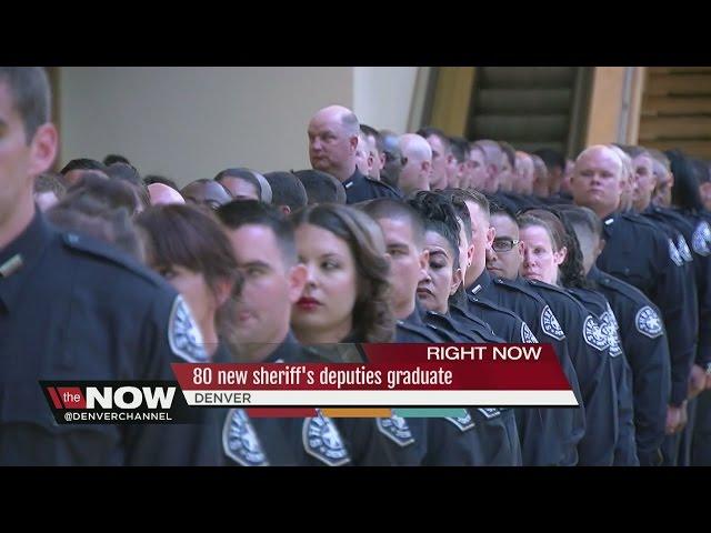 Eighty new deputies graduate at Denver Sheriff's 'mega-class' ceremony