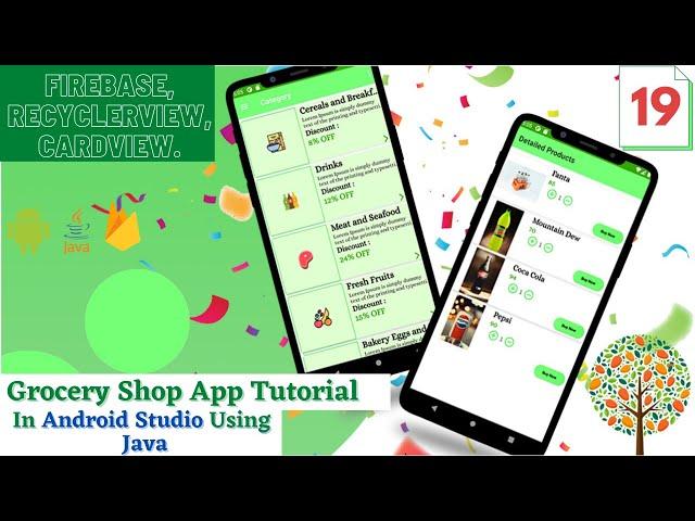 Cardview in Android Studio | RecyclerView | Firebase FireStore In Android Studio | ECommerce App