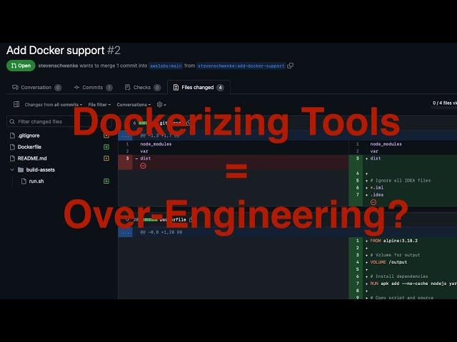 Dockerizing Tools = Over-Engineering?