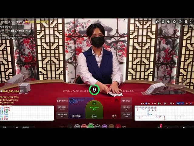 Korean Speed Baccarat Play Using Martingale Betting