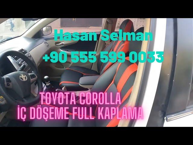 Toyota Corolla Detaylı Deri İç Döşeme yenilemesi