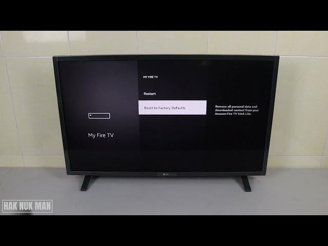 How to Factory Reset Amazon Fire TV Stick