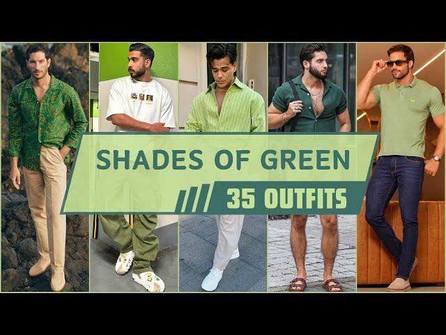 35 Ways to Style Green Colour In Summer 2024 | Men's Fashion