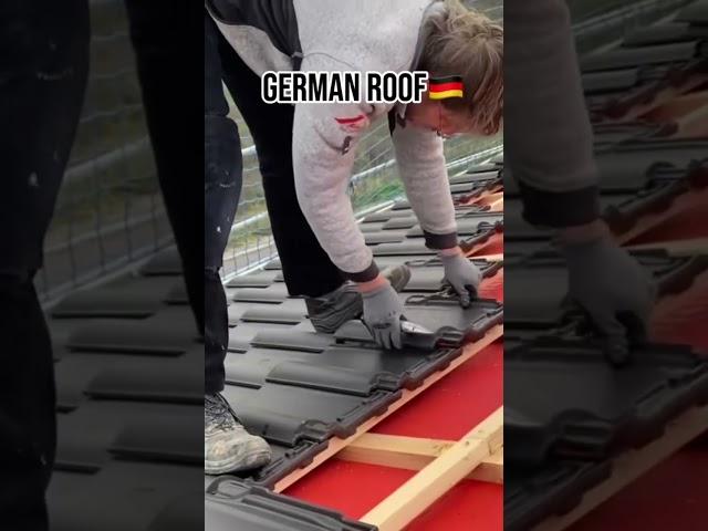 Germany vs america #dachdecker #satisfying #construction #roof #roofer