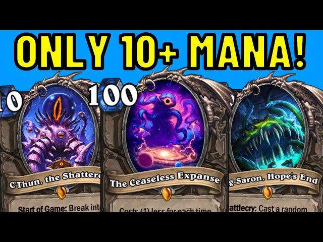 Hearthstone But It's ONLY 10+ Mana Cards!