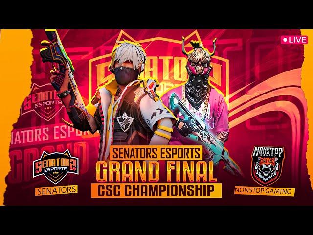 GRAND FINALE|GT and WacKy FF Casting|SENATORS vs NONSTOP GAMING| CsC2 2024|#freefireindia