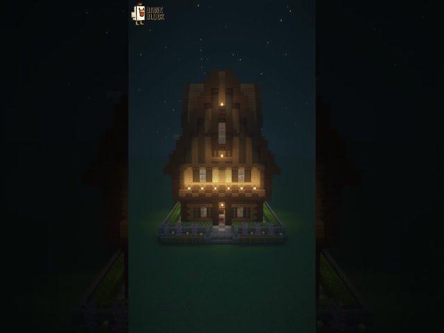  Cozy Minecraft Cottage Build in 12 Seconds! | #Minecraft #minecrafttimelapse #builds