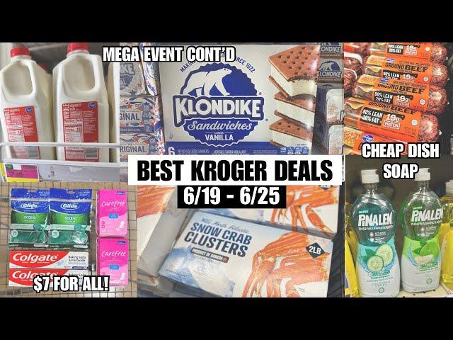 BEST KROGER DEALS | KROGER MEGA EVENT CONT’D | EASY GROCERY & HOUSEHOLD DEALS | 6/19 - 6/25