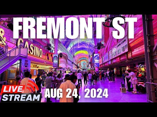 FREMONT ST EXPERIENCE LIVESTREAM ON A SATURDAY NIGHT!